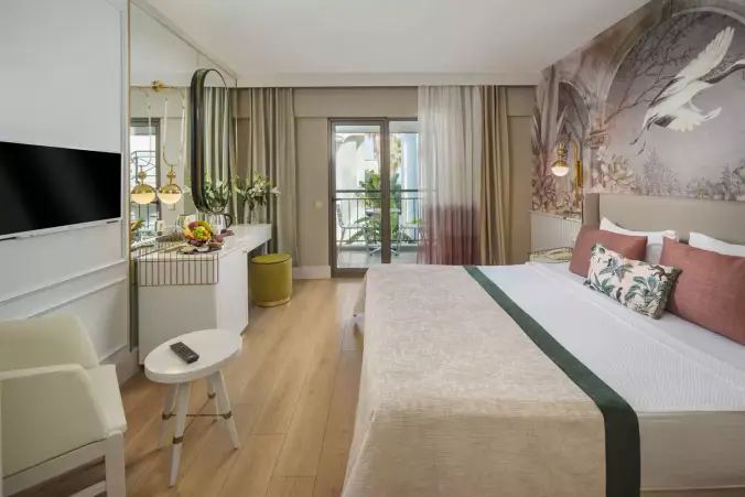 Bahçe Manzaralı Flora Dublex Oda — görsel 1